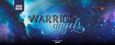Interfaz de juego de casino online Warrior Angels